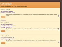 Tablet Screenshot of cyberleagle.com